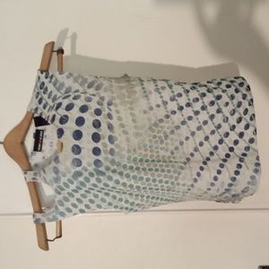 Teal cutout tank top